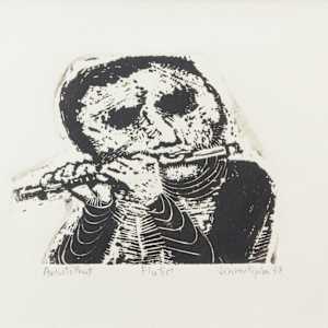 Flutist by Jerome Kaplan