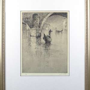 Ponte Tre Arch Venice by Sidney M. Litten
