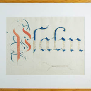 Calligraphy by A. Overman