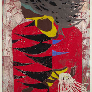 Woman In Red Shirt by Tadashi Nakayama