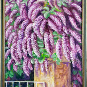 Petrea By Garden Wall by Karl R. Broodhagen