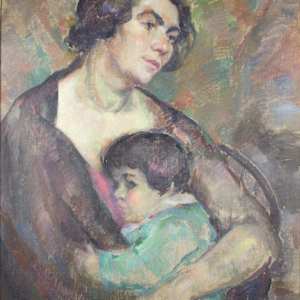 Mother And Child by Edith Longstreth Wood