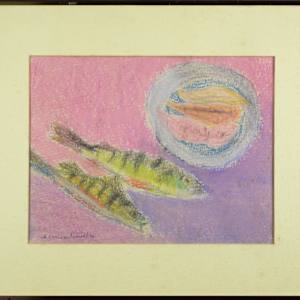 Perch And Fillets by Irene Carmean Ponsell