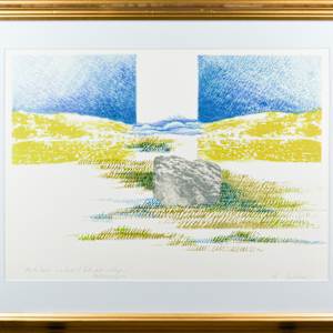 For The Land...Is A Land Of Hills And Valleys...(Deuteronomy 11:10) by Enid Mark
