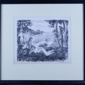 Nude Women in a Landscape by Walter Emerson Baum