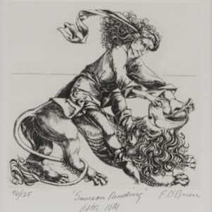 Samson Rending by E. O'Brien