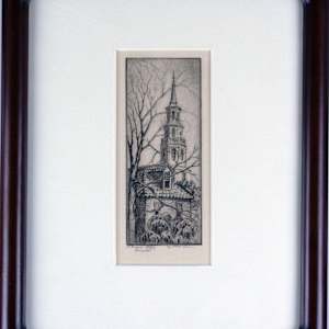 St. Michaels Steeple, Charleston by Elizabeth Vernon