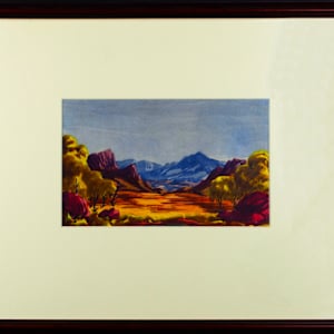 Australian Landscape by Ewald Namatjira