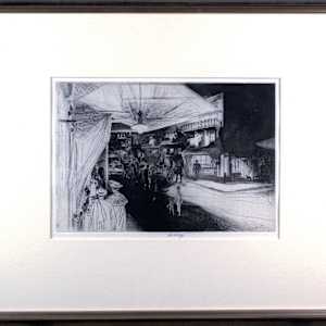 Night In Chinatown, Plate B by John Winkler
