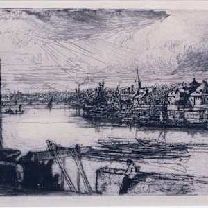 Out Of Whistler's Window by Seymour Haden