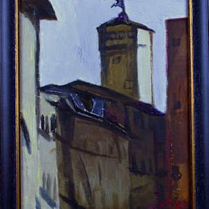 Rooftop Of Grazzini's Studio, Florence by Renzo Grazzini