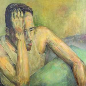 Male Figure In Contemplation by Eric Proudfoot