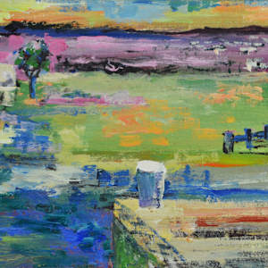 Abstract Landscape by Nancy W. Dall