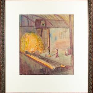 Inside A Steel Furnace by Margery Jean Koster