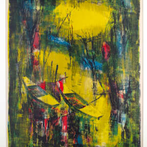 Yellow Boats by Lebadang