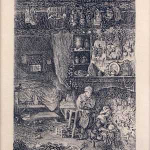 Interieur Flamand (Flemish Interior) by Rodolphe Bresdin
