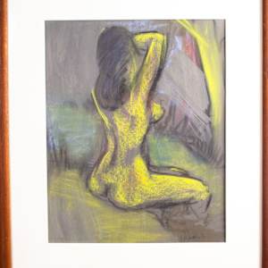 Yellow Nude by Carl D. Laughlin, Jr.
