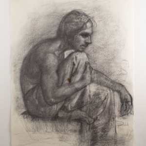 Figure In Thought by Mary E. Harju
