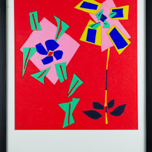 Untitled Floral Abstract by Peter Lister