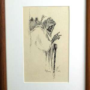 A Blind Beggar, Tunis by G. Gotto