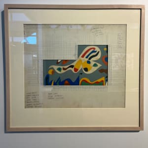 Drawing for Painted Wall - side of Samuel Fleisher Art Memorial (7th and Catherine Streets) by Samuel Maitin