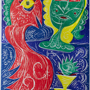 Den himmelske Drage I (The Heavenly Dragon) by Carl-Henning Pedersen