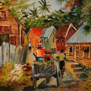 Chapman Lane, Barbados, Wi by Fielding Babb
