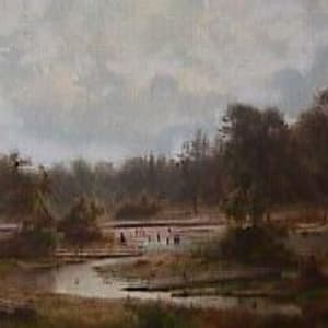 Catskill Mountains Landscape by John Herman Carmiencke