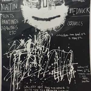 Exhibition Poster, 1963 by Samuel Maitin and Armand Mednick