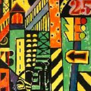 Geometric Composition by Juanita Miller