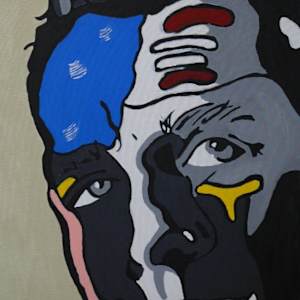 Portrait Of Jack Kerowak by Richard Tenaglio