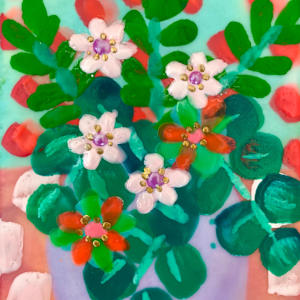 Spring Pots 10 by Sally Bramble