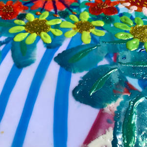 Spring Pots 1 by Sally Bramble 