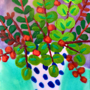 Spring Pots 4 by Sally Bramble