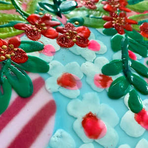 Spring Pots 8 by Sally Bramble 