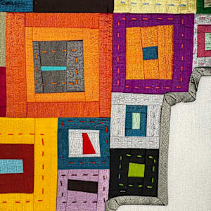 Silk Cascade (UNFINISHED) by Lorraine Woodruff-Long 