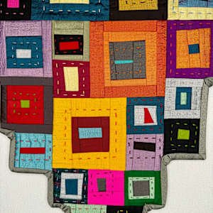 Silk Cascade (UNFINISHED) by Lorraine Woodruff-Long 