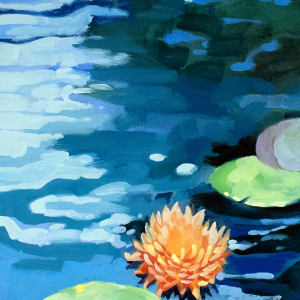 Bass Pond Orange by Catherine Twomey 