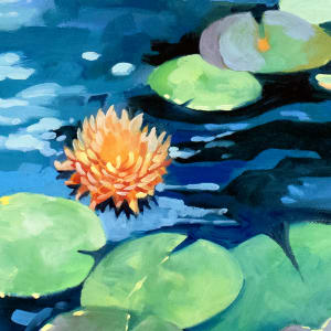 Bass Pond Orange by Catherine Twomey 