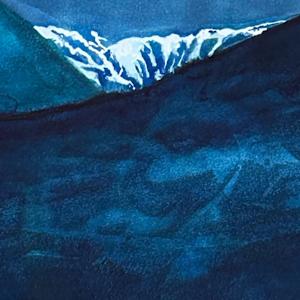 Many Glaciers Sunset by Catherine Twomey 