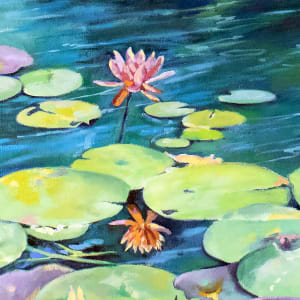 Bass Pond Water Lilies by Catherine Twomey 