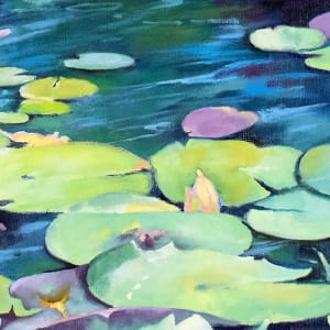 Bass Pond Water Lilies by Catherine Twomey 