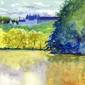 Biltmore Lagoon In Spring by Catherine Twomey 