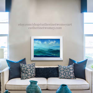 Blue Ridge Clouds Sheep by Catherine Twomey 