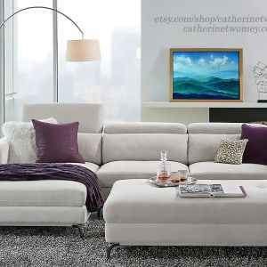 Blue Ridge Clouds Sheep by Catherine Twomey 