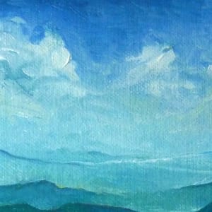 Blue Ridge Clouds Sheep by Catherine Twomey 
