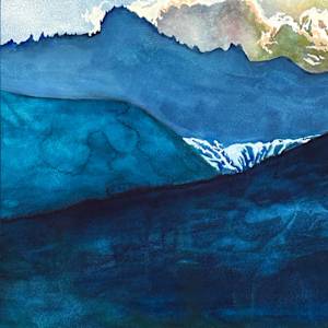 Many Glaciers Sunset by Catherine Twomey 