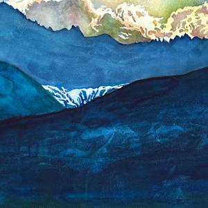 Many Glaciers Sunset by Catherine Twomey 