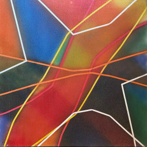 UNTITLED ORANGE TAPE by Kenneth Showell