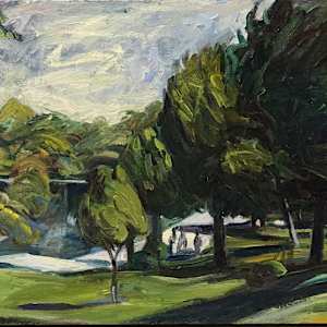 CENTRAL PARK (3 PEOPLE by Kenneth Showell